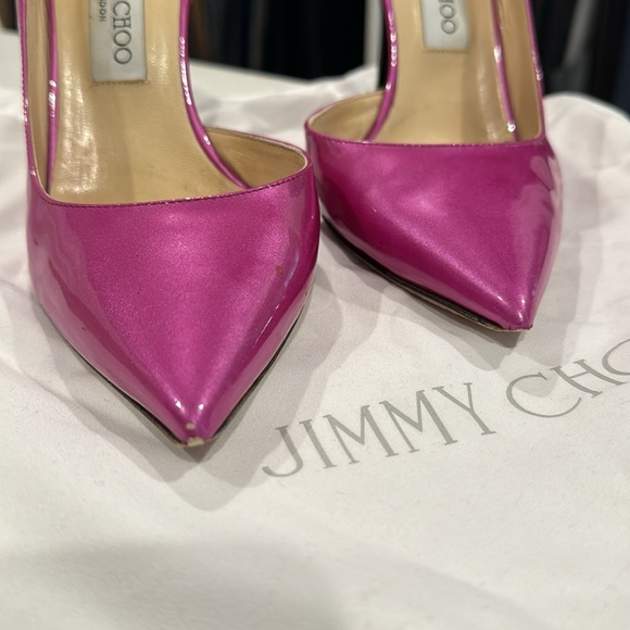 Jimmy Choo patent pink pumps - Picture 7 of 7